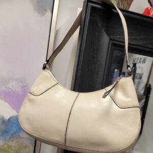 Monsac Cream Shoulder Bag